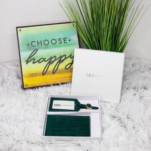 Neiman Marcus Passport Holder and Luggage Tag Set